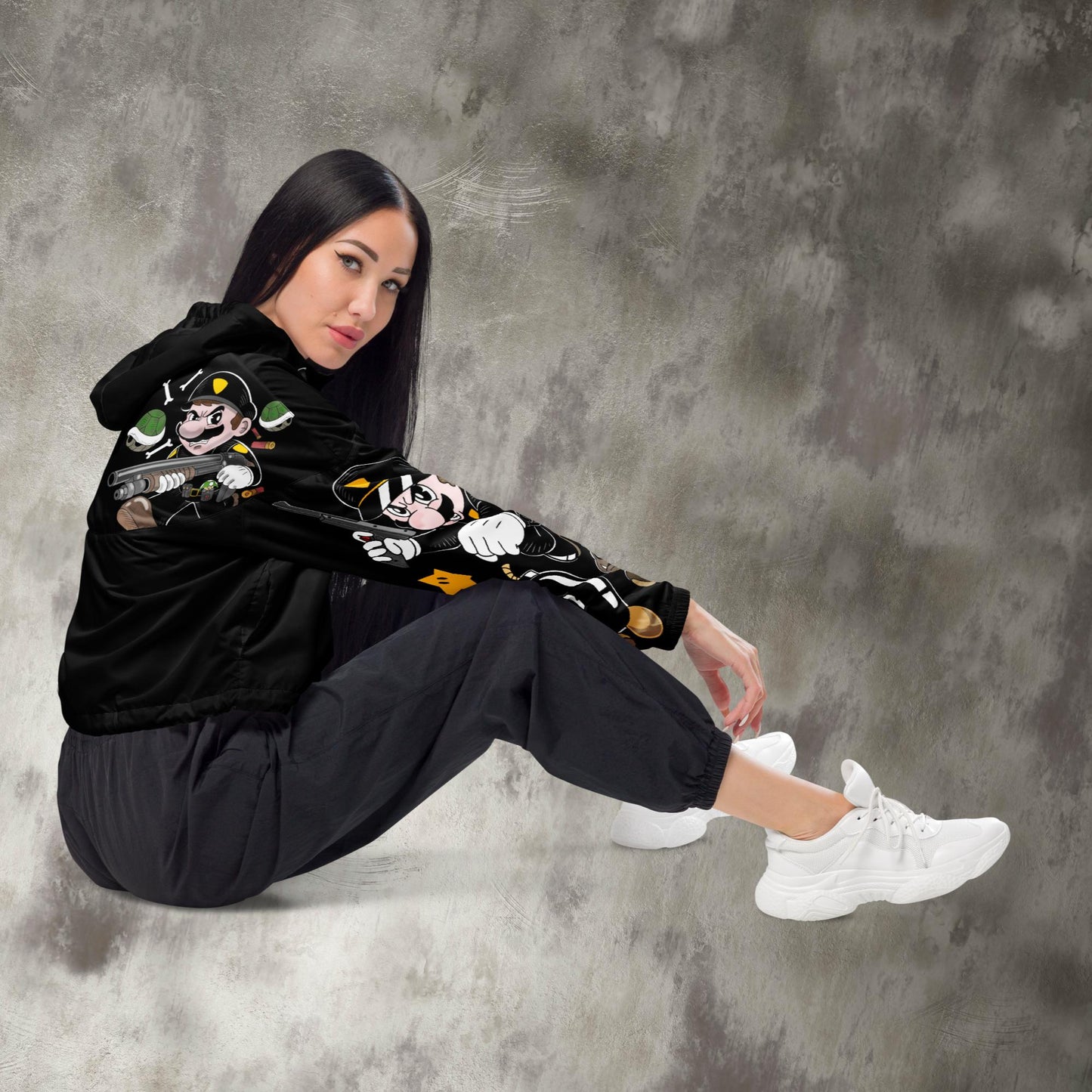 Smash Bro Women’s cropped windbreaker
