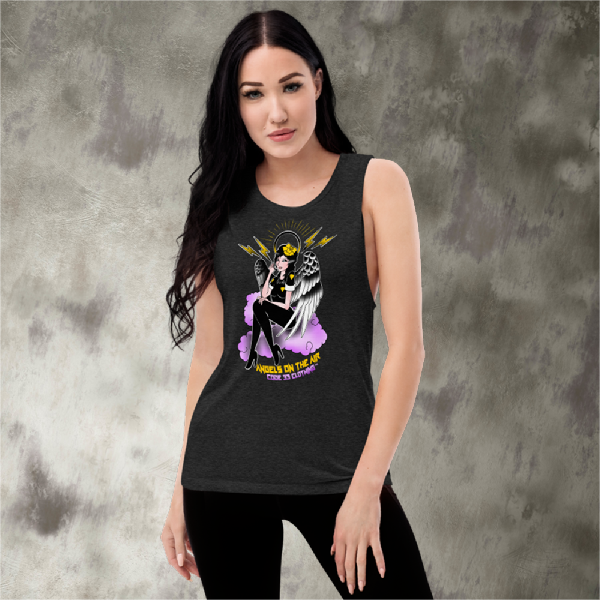Angels on the Air - Ladies’ Muscle Tank