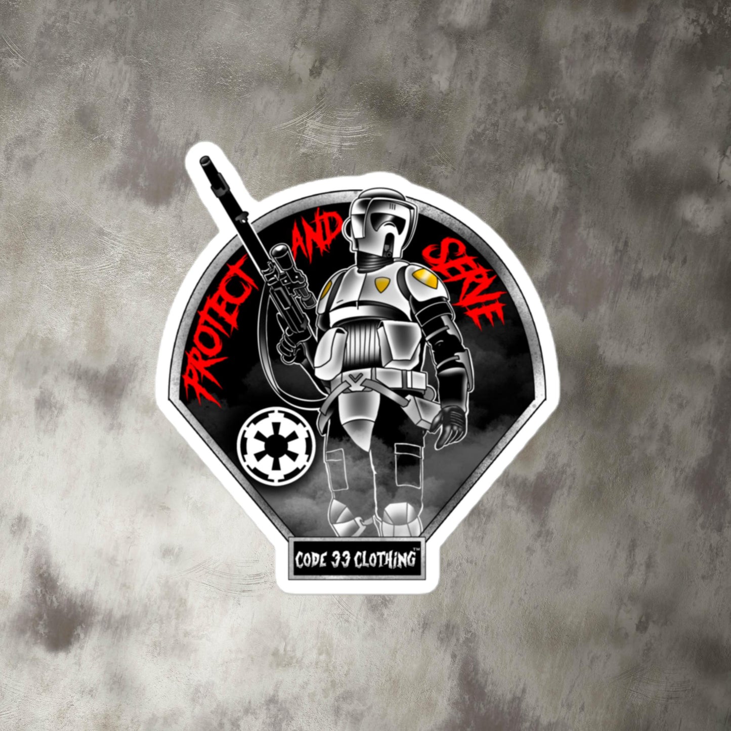 Protect And Serve Sticker