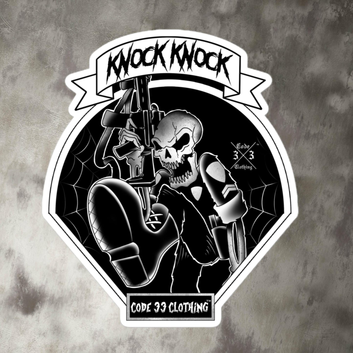 Knock Knock Sticker