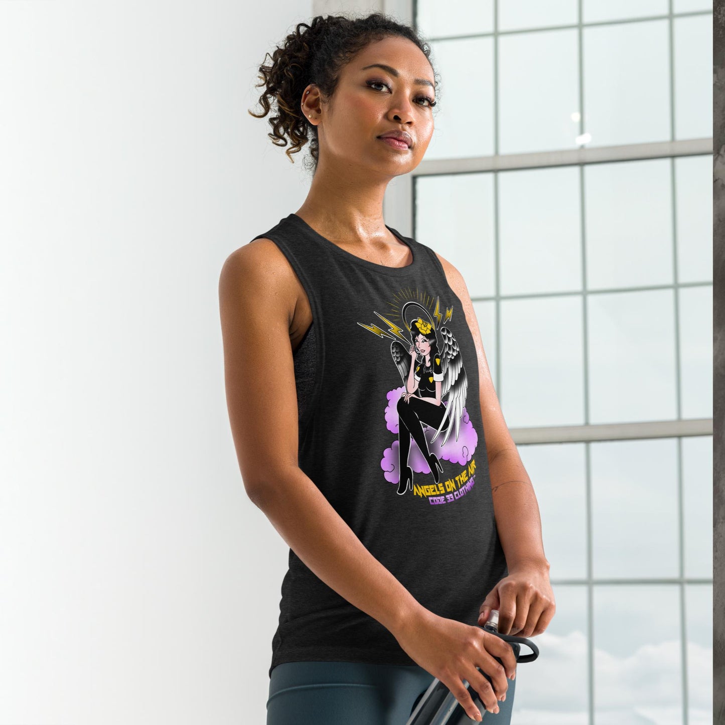 Angels on the Air - Ladies’ Muscle Tank