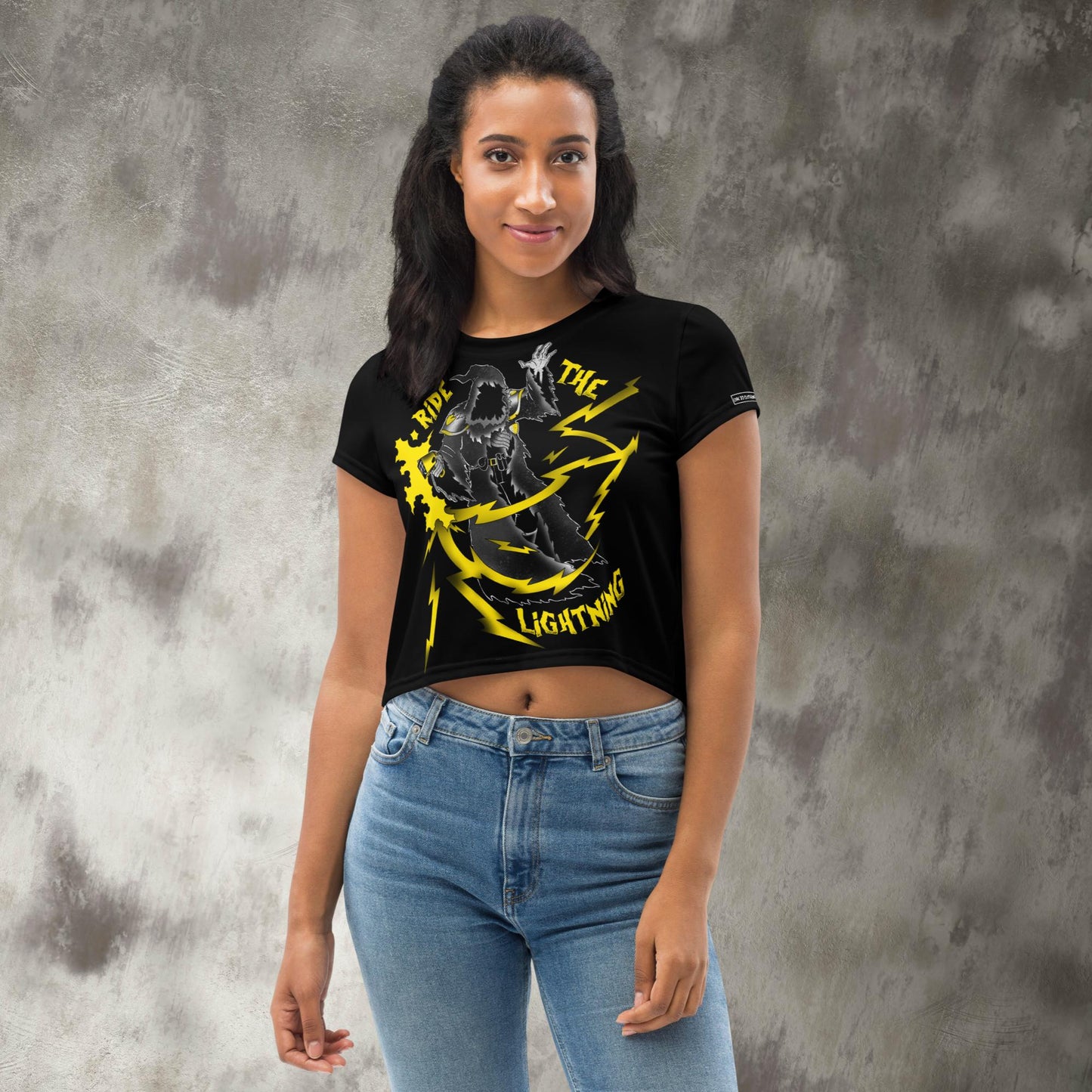 Ride The Lightning Crop Tee