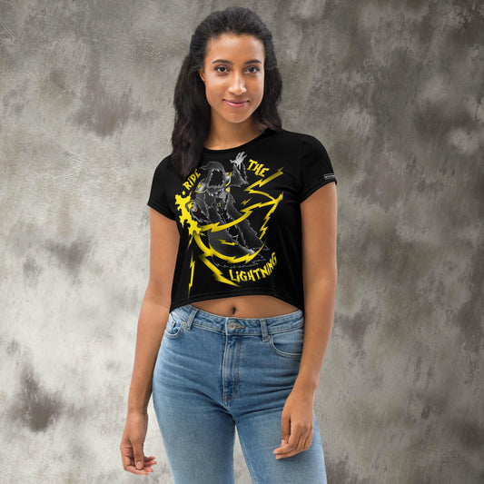 Ride The Lightning Crop Tee