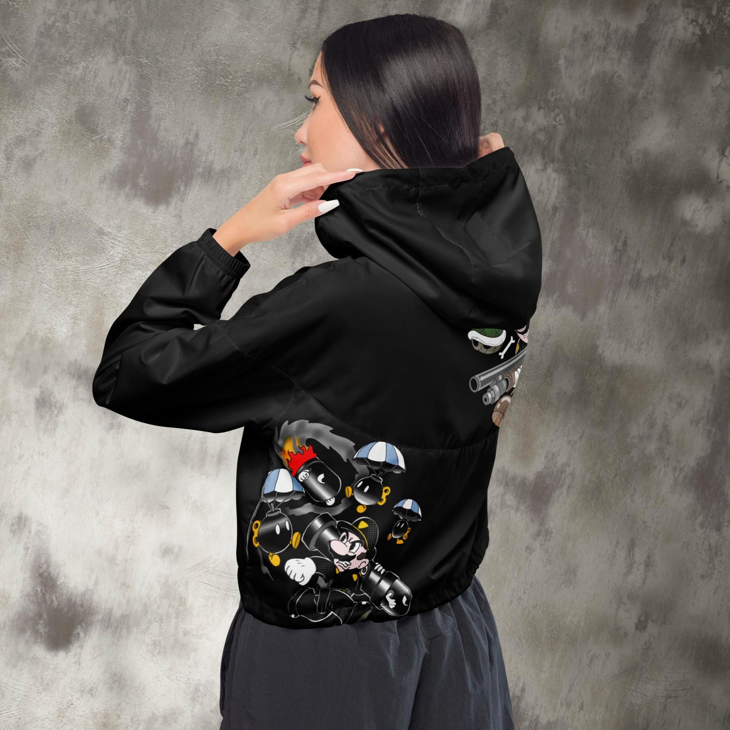 Smash Bro Women’s cropped windbreaker