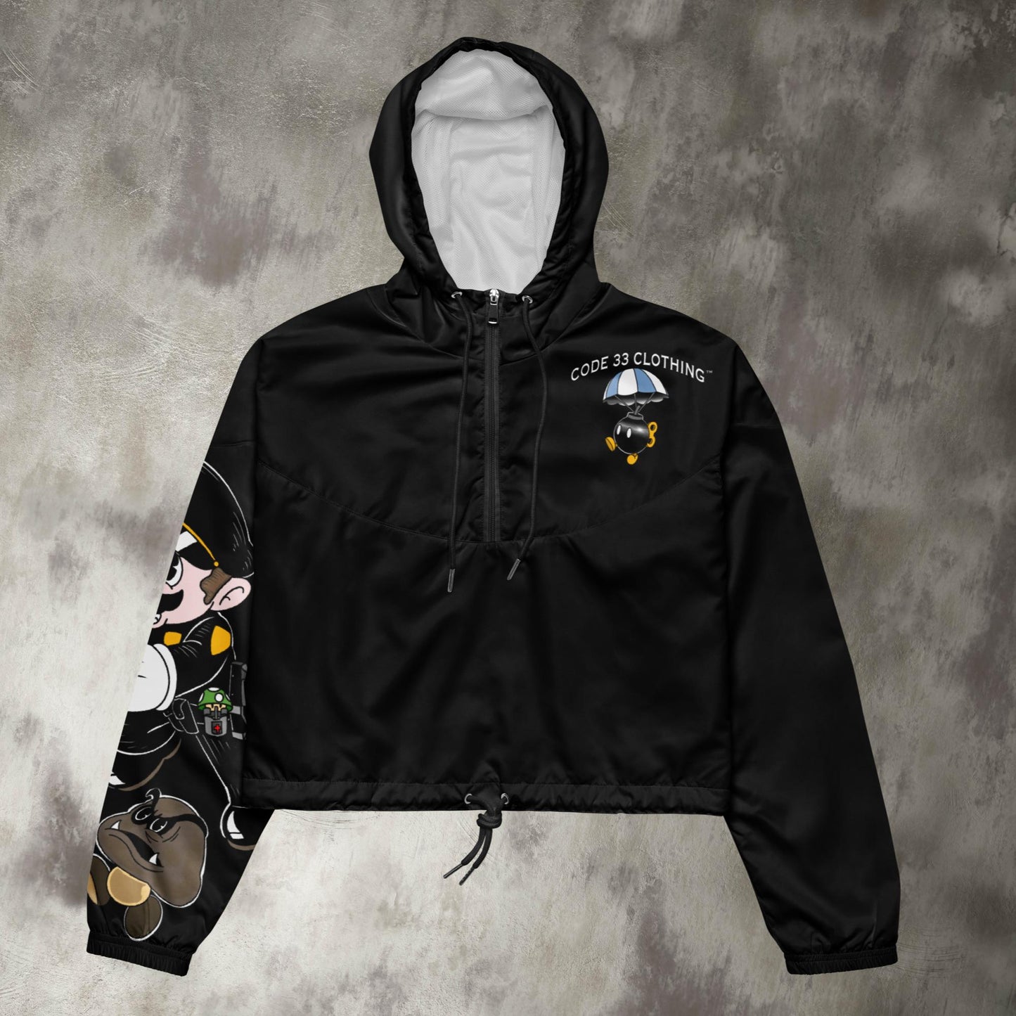 Smash Bro Women’s cropped windbreaker