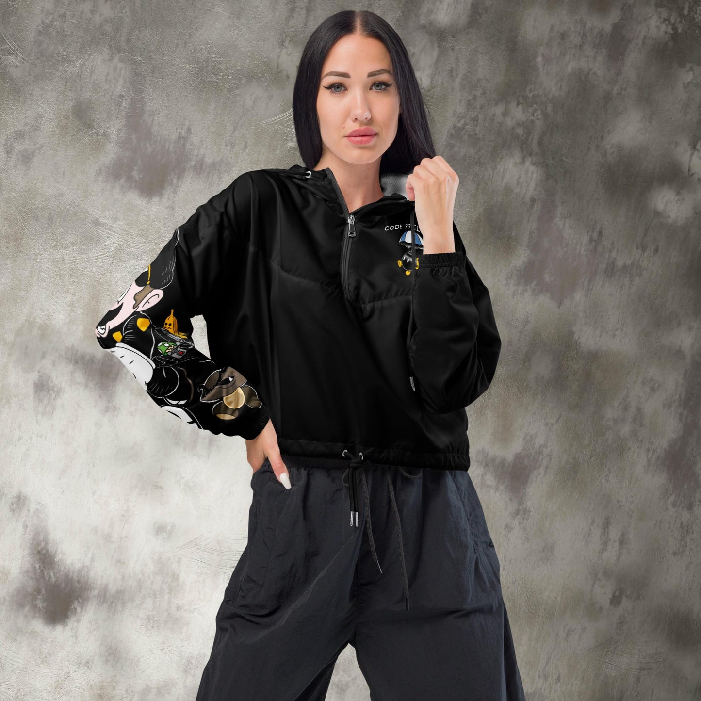 Smash Bro Women’s cropped windbreaker