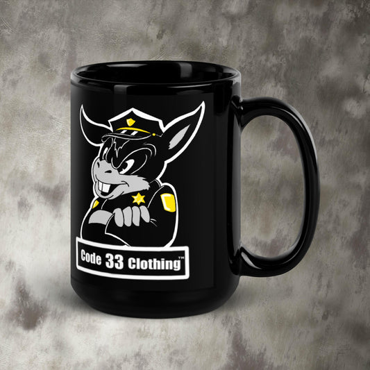 Jackasses Black Glossy Mug