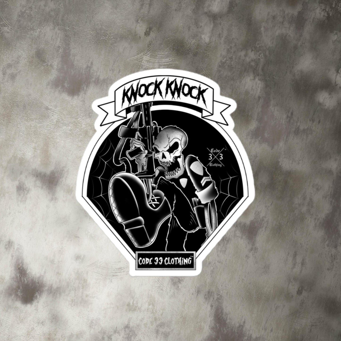 Knock Knock Sticker