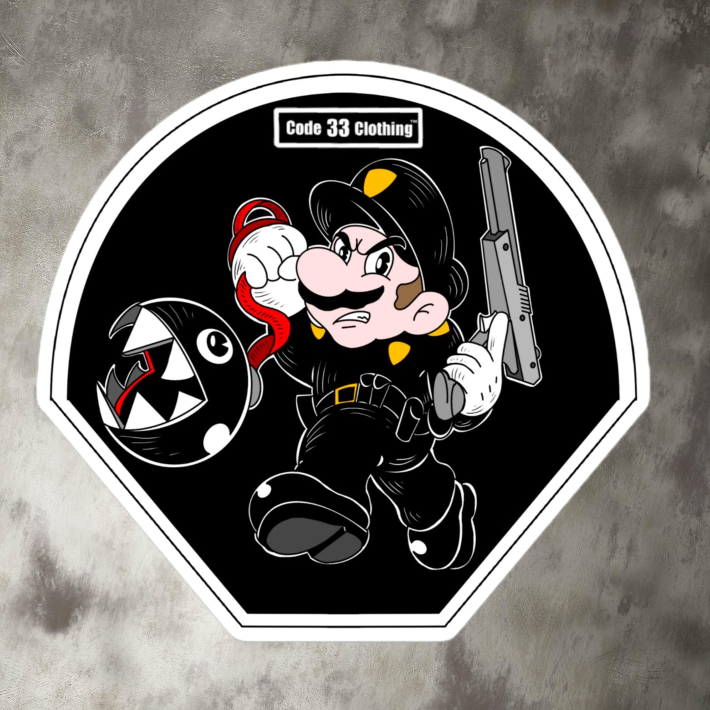 K9 Chain Chomp Sticker